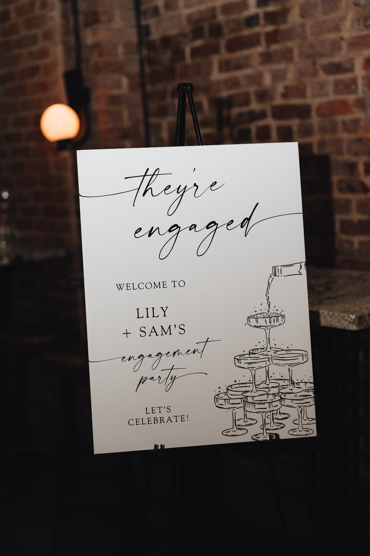 Engagement party in New York City